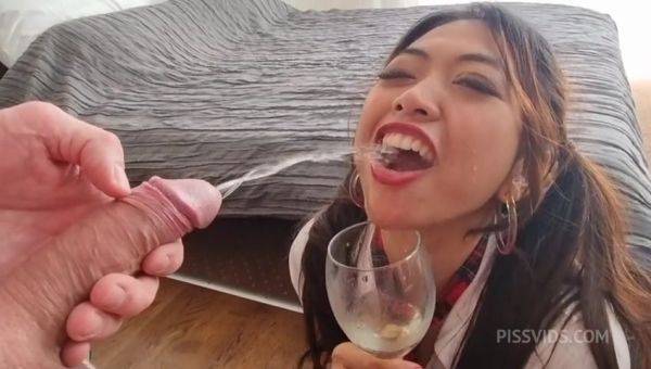 [WET] EXTREME! Newbie Asian Kit Kate 0% Pussy 1 on 1 intense anal, gape, ATM, piss in mouth & ass then drinking, Toilet face flush, Spit on face and face slapping, rimming - PissVids - hotmovs.com on fistingpost.com